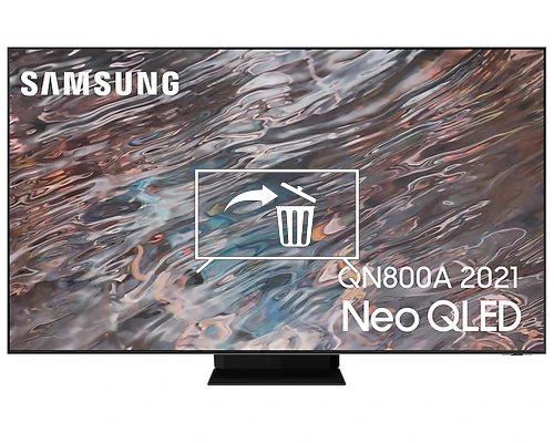 Uninstall apps on Samsung QN800A Neo