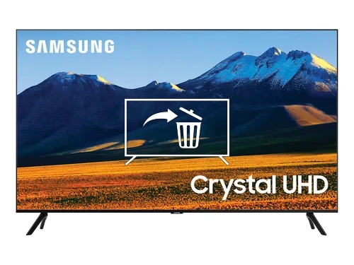 Desinstalar aplicaciones a Samsung Samsung Class TU9000 4K UHD HDR SMART TV