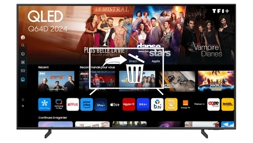 Désinstaller des applications sur Samsung TQ43Q64DAU