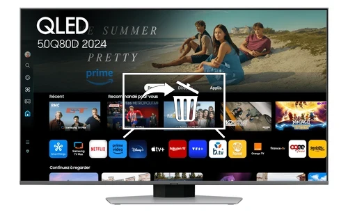 Désinstaller des applications sur Samsung TQ50Q80DAT