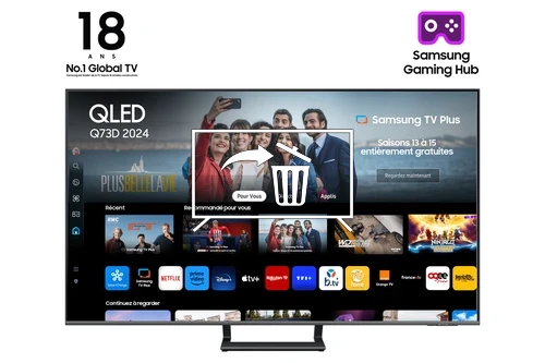 Désinstaller des applications sur Samsung TQ55Q73DAT