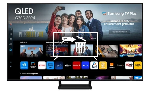 Désinstaller des applications sur Samsung TQ75Q70DAT