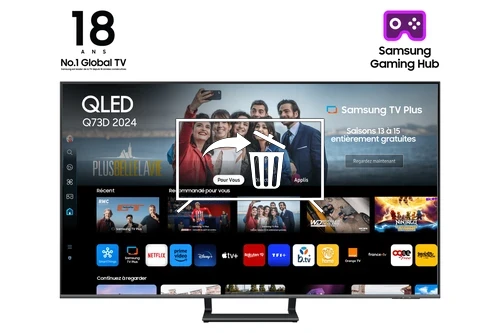 Désinstaller des applications sur Samsung TQ75Q73DAT