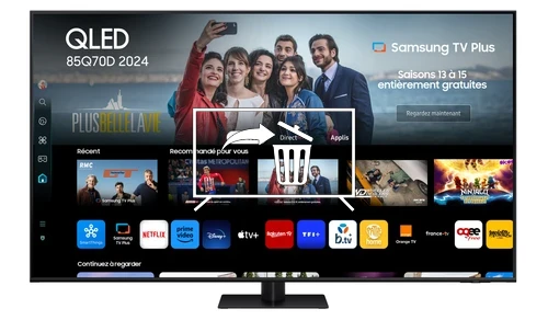 Désinstaller des applications sur Samsung TQ85Q70DAT