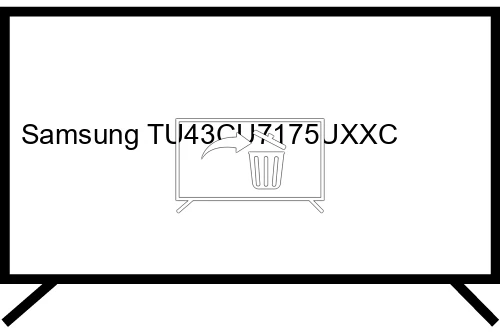 Uninstall apps on Samsung TU43CU7175UXXC