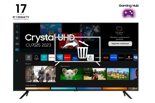 Désinstaller des applications sur Samsung TU65CU7025K