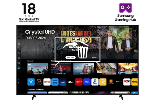 Désinstaller des applications sur Samsung TU75DU8005K