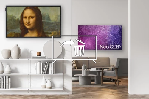 Desinstalar aplicaciones en Samsung TV NEOQLED 4K e TV The Frame 4K - Home TV Pack