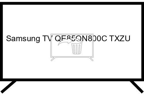 Uninstall apps on Samsung TV QE85QN800C TXZU