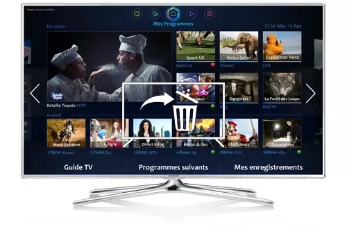 Desinstalar aplicaciones en Samsung UE32F6510SS