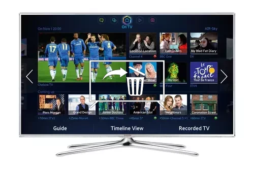 Uninstall apps on Samsung UE40F6510SB