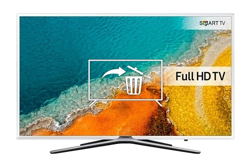 Uninstall apps on Samsung UE40K5515AK