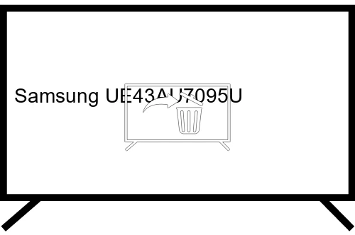 Uninstall apps on Samsung UE43AU7095U