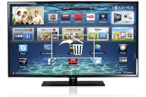 Uninstall apps on Samsung UE46ES5500K