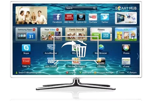 Uninstall apps on Samsung UE46ES6710U