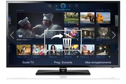 Uninstall apps on Samsung UE46F5300