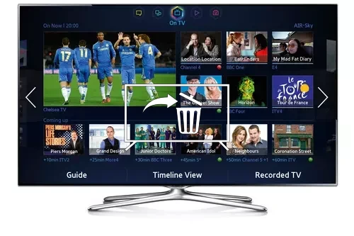 Uninstall apps on Samsung UE46F6500SB