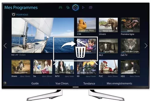 Désinstaller des applications sur Samsung UE48H6640