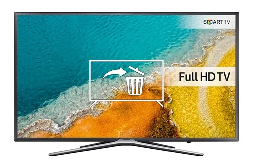 Uninstall apps on Samsung UE49K5505AK