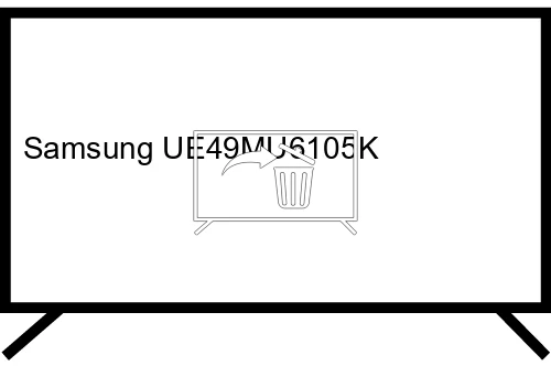 Uninstall apps on Samsung UE49MU6105K