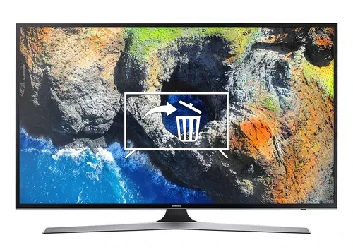 Uninstall apps on Samsung UE49MU6179U