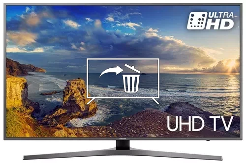 Desinstalar aplicaciones en Samsung UE49MU6440