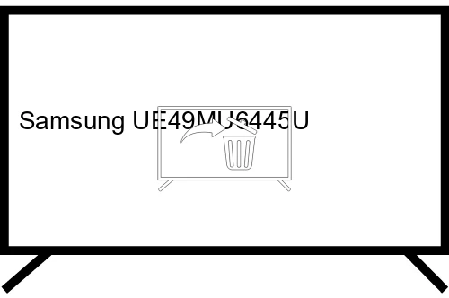 Uninstall apps on Samsung UE49MU6445U