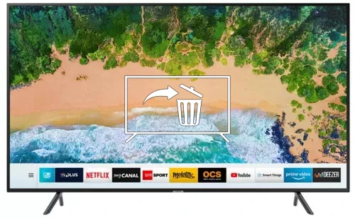 Uninstall apps on Samsung UE49NU7175