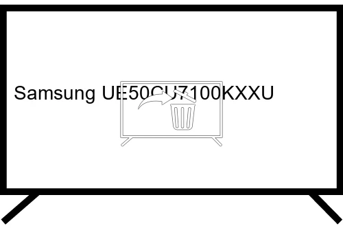 Désinstaller des applications sur Samsung UE50CU7100KXXU