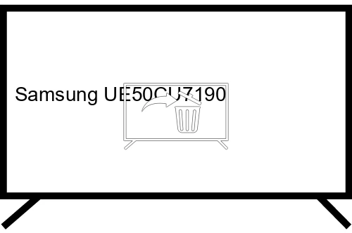 Desinstalar aplicaciones en Samsung UE50CU7190