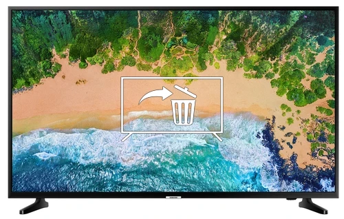 Uninstall apps on Samsung UE50NU7020