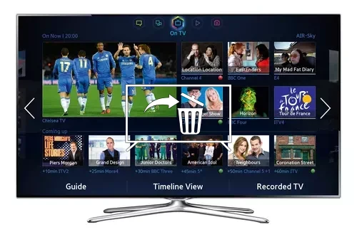 Uninstall apps on Samsung UE55F6500SB
