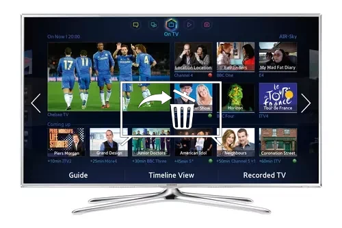 Uninstall apps on Samsung UE55F6510SB
