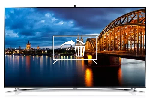 Uninstall apps on Samsung UE55F8000SZXZT