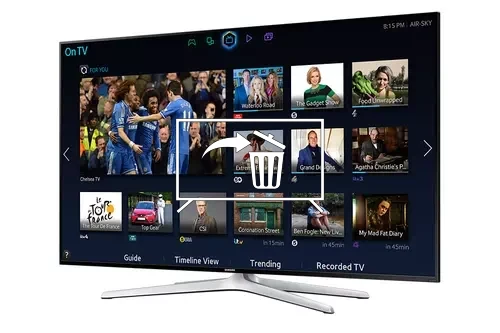 Uninstall apps on Samsung UE55H6240AKXXU