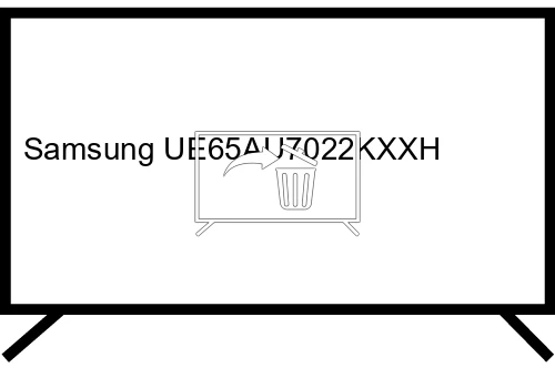 Uninstall apps on Samsung UE65AU7022KXXH