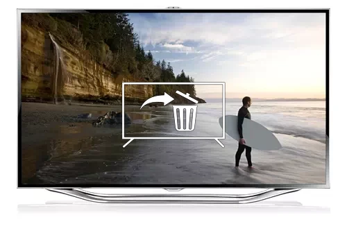 Uninstall apps on Samsung UE65ES8090