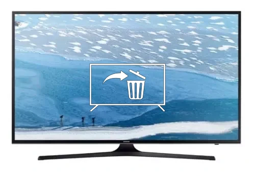 Uninstall apps on Samsung UE65KU6070U