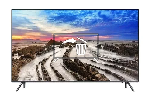 Uninstall apps on Samsung UE65MU7049T