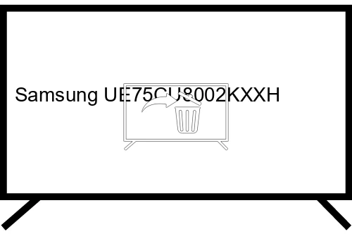 Uninstall apps on Samsung UE75CU8002KXXH