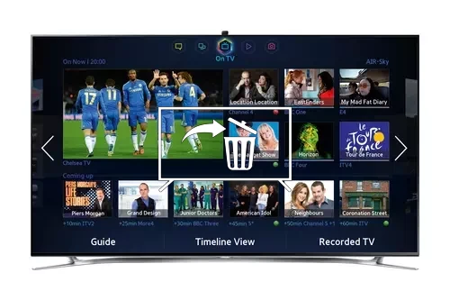 Uninstall apps on Samsung UE75F8000STXXU