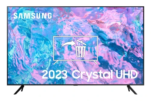 Uninstall apps on Samsung UE85CU7100KXXU