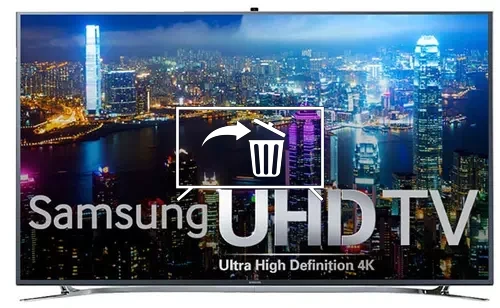 Uninstall apps on Samsung UN55F9000AF