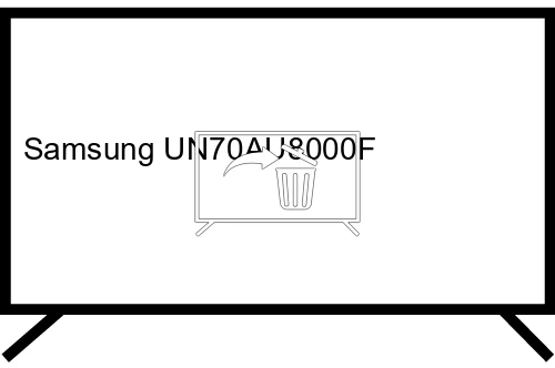 Desinstalar aplicaciones a Samsung UN70AU8000F