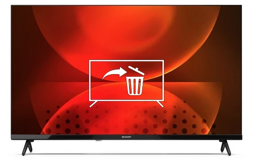Uninstall apps on Sharp 32FH2EA