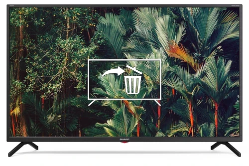 Uninstall apps on Sharp 40BN3EA