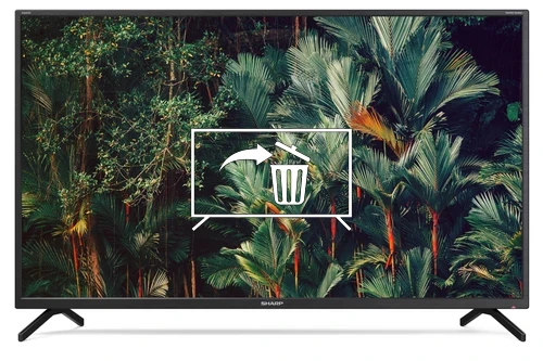 Uninstall apps on Sharp 43BN2EA