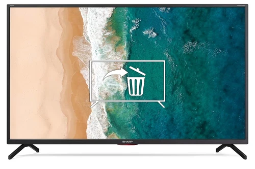 Uninstall apps on Sharp 43BN5EA