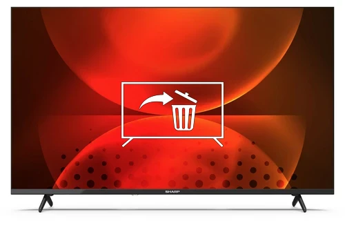 Uninstall apps on Sharp 43FH2EA