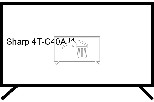 Désinstaller des applications sur Sharp 4T-C40AJ1